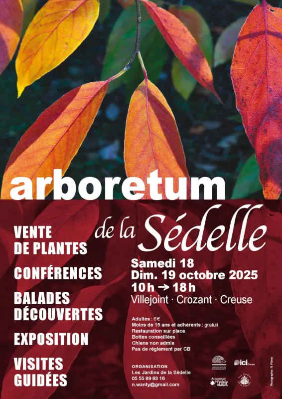 18 &amp; 19 octobre 2025, Fête des plantes rares de la Sedelle, Crozant (23) Visuel